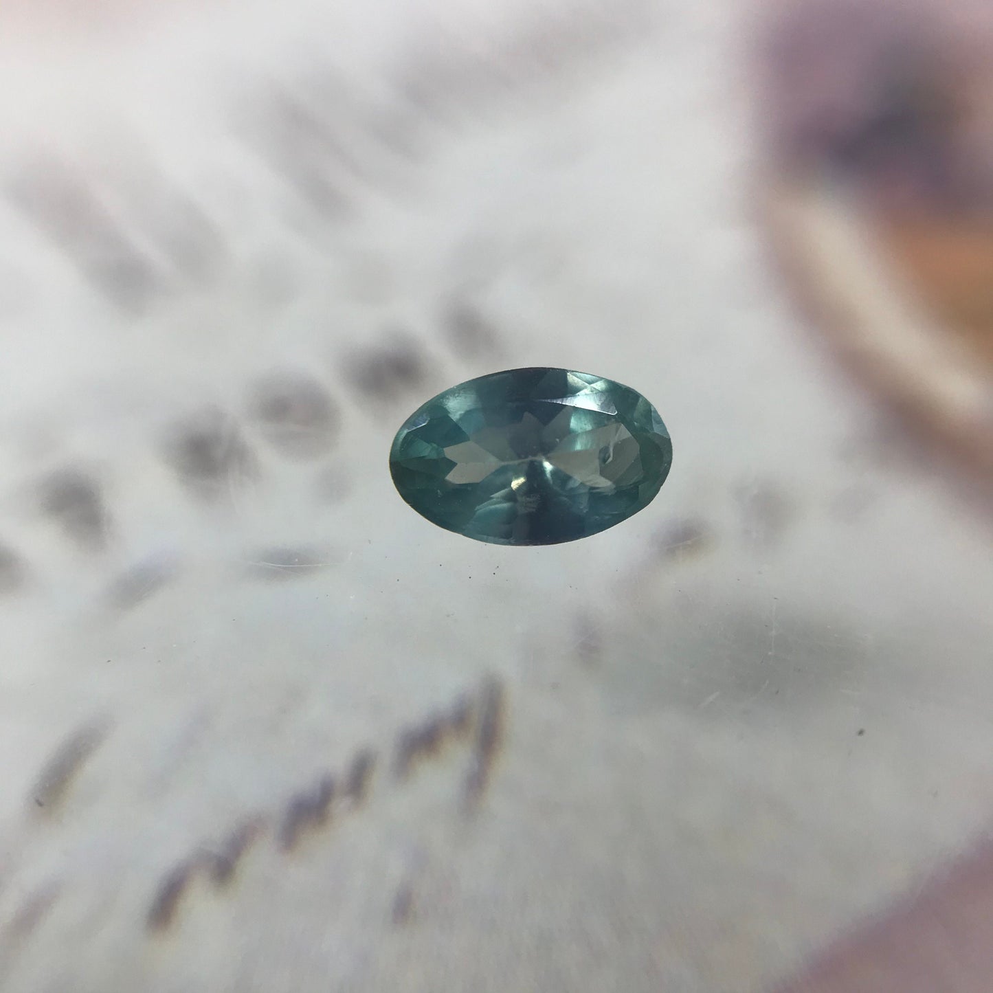 0.24ct Natural Alexandrite Chrysoberyl 5x3mm Blue Green Purple Loose Real Gemstone Faceted Gem Rare Carat Color Change Oval millimeters
