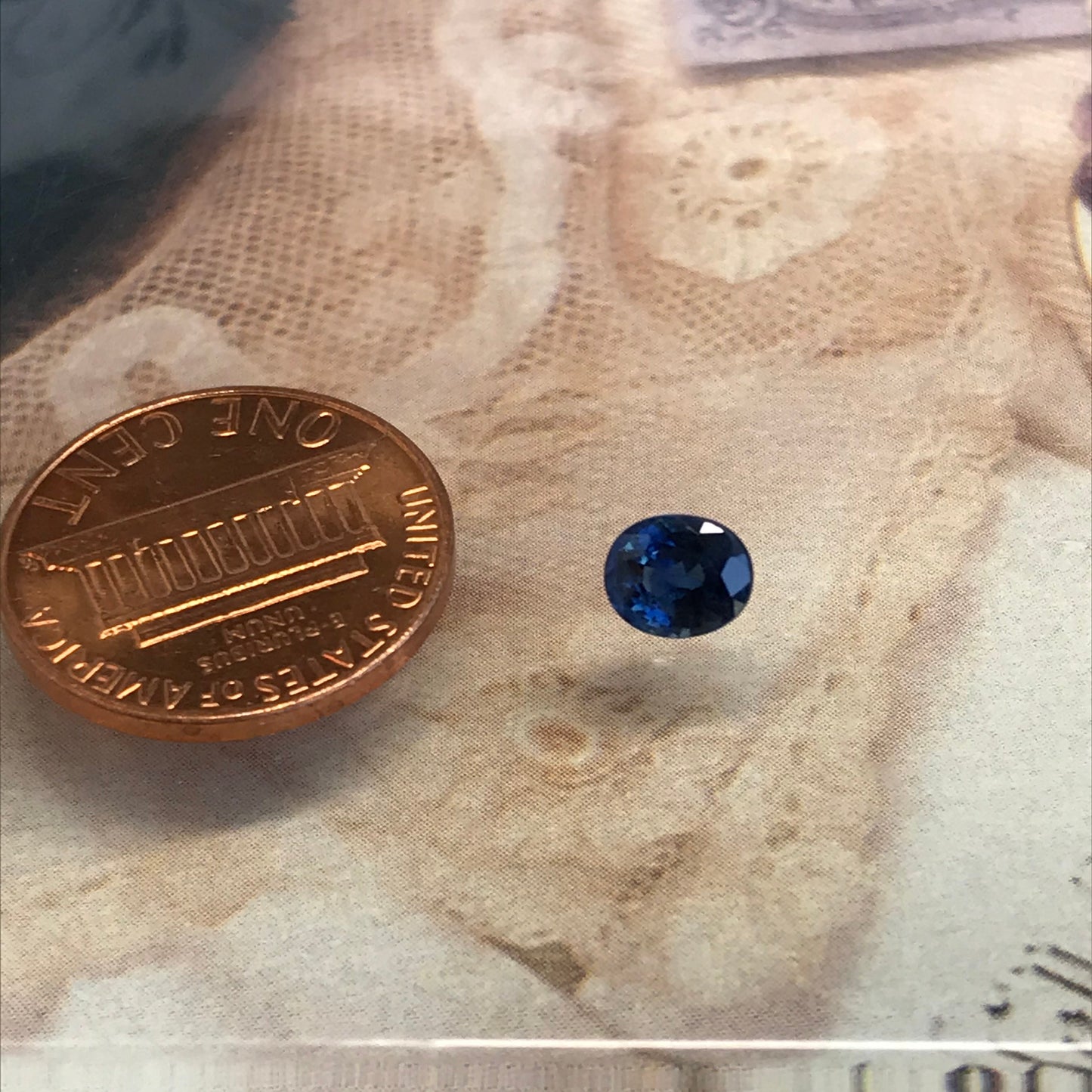 Natural Blue Sapphire 6x5mm 0.96 Carats Oval Corundum Blue Gem Faceted Loose Unmounted Gemstone