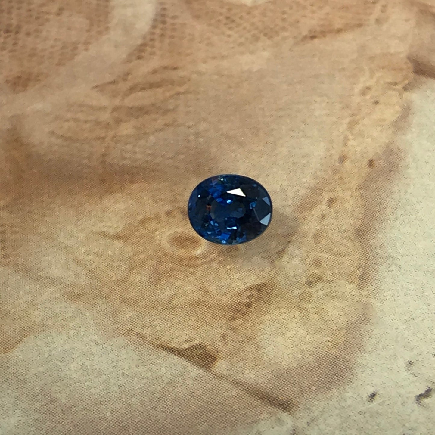 Natural Blue Sapphire 6x5mm 0.96 Carats Oval Corundum Blue Gem Faceted Loose Unmounted Gemstone