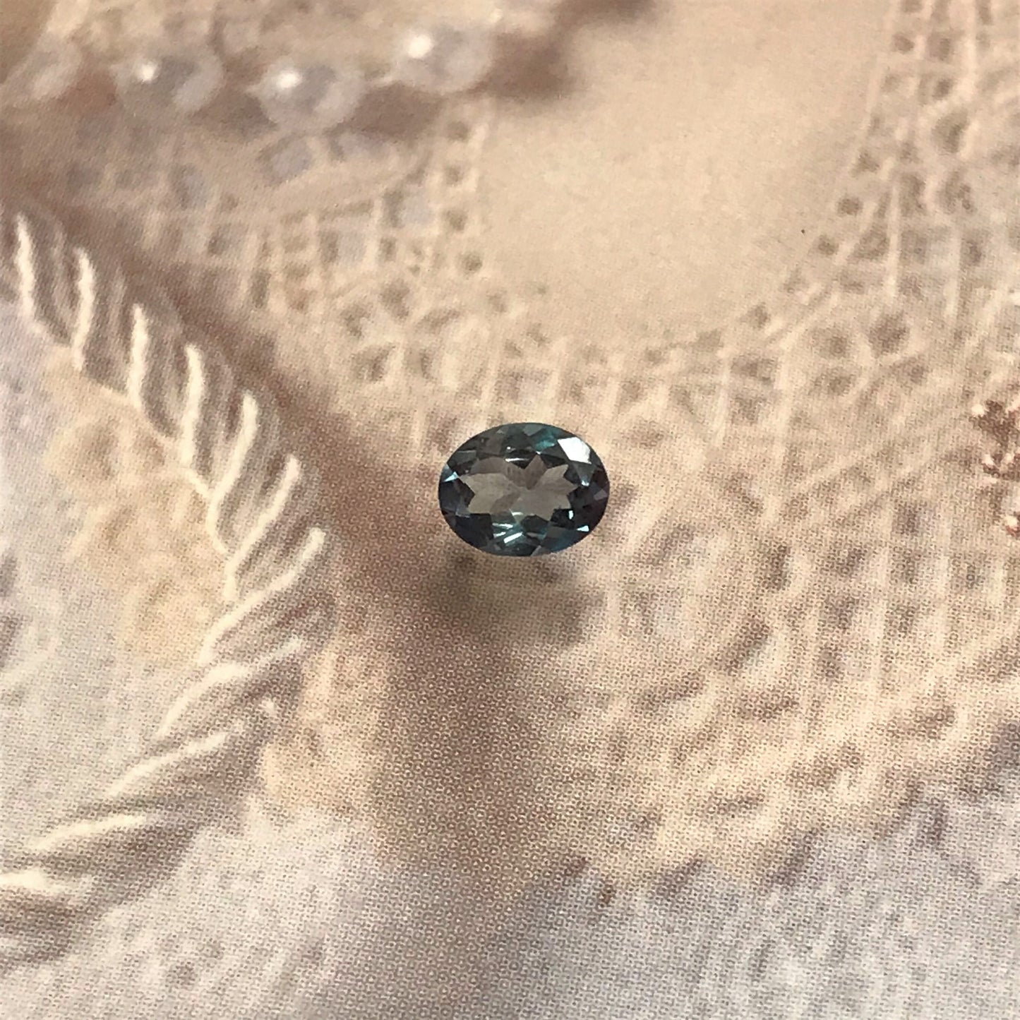 Natural Chrysoberyl 0.45 carat 5.5x4.3mm Blue Green Loose Gemstone