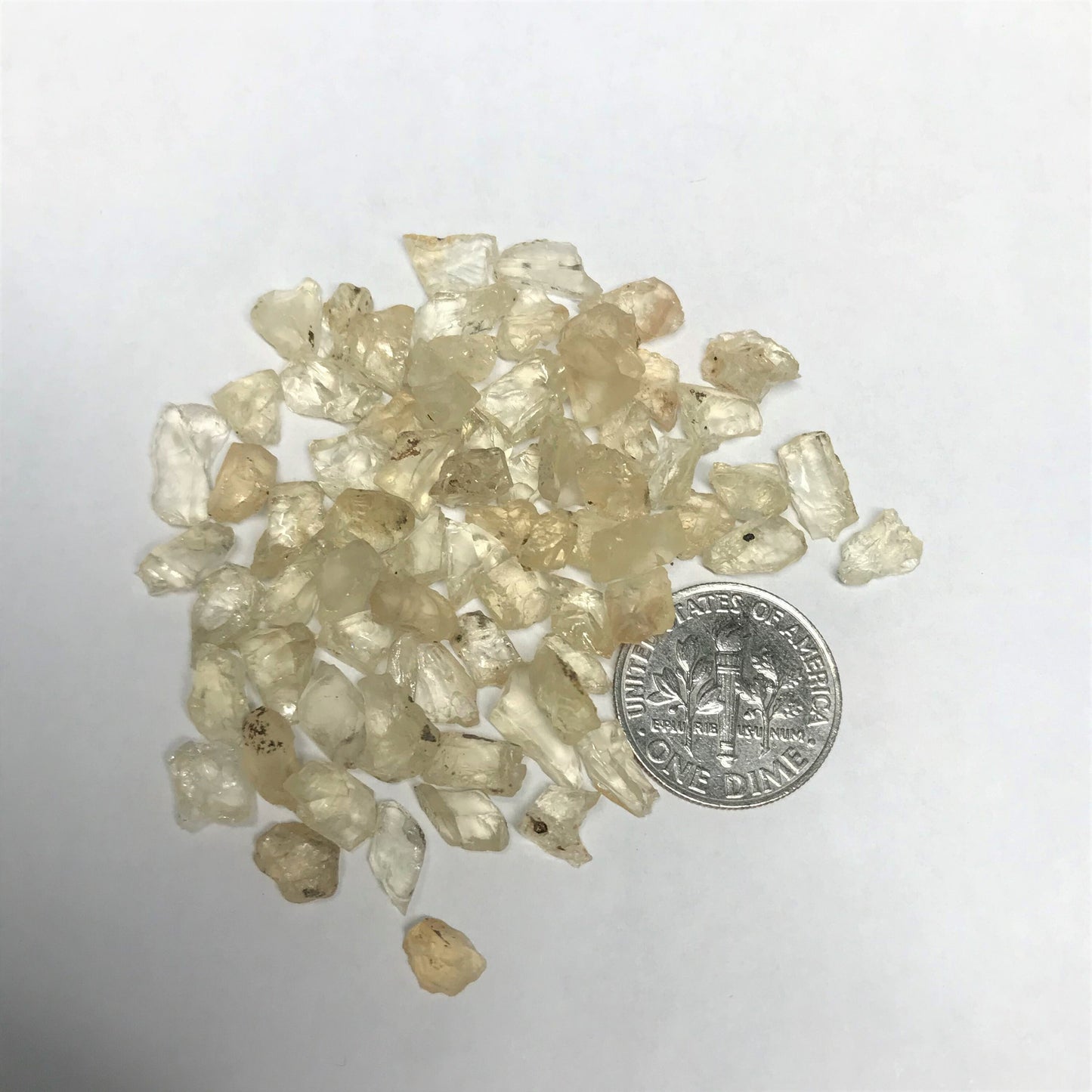 15-Utah Sunstone - 0.5 to 1 Carat each - Raw Sunstone - Natural Sunstone - Sunstone Rough - Raw Stones -Light Yellow Labradorite Feldspar