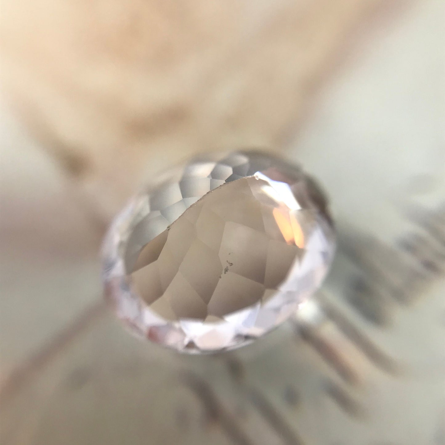 Peach Pink Morganite 12x10mm 4.39 Carat Oval Cut Faceted Loose Gemstone Unmounted Gem, For Engagement Ring, Loose Oval Natural Morganite