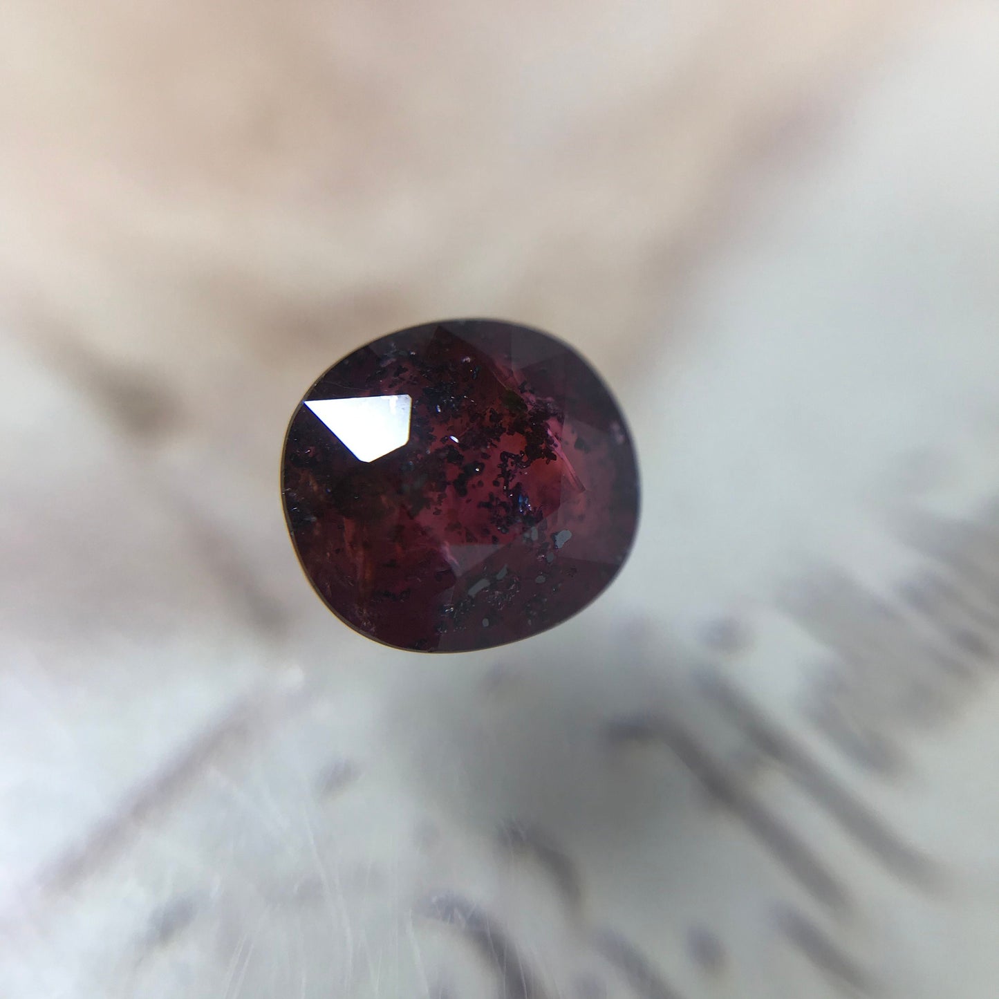 Natural Ruby Low Heat 2.02 Carat 7.4x6.6mm Loose Gemstone Faceted Gem Corundum Oval Cut Red Beautiful July Birthstone Earth Mined