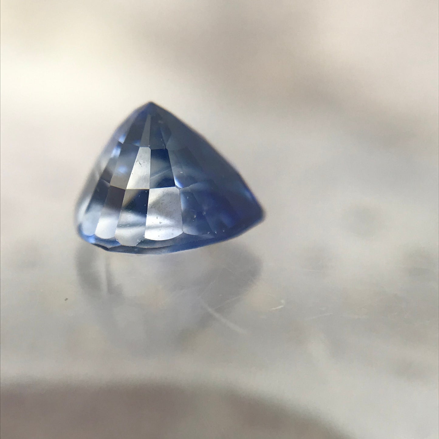 Natural Blue Sapphire 0.68 Carat 5x4.4mm Pear Corundum Unmounted Gem Faceted Loose Gemstone