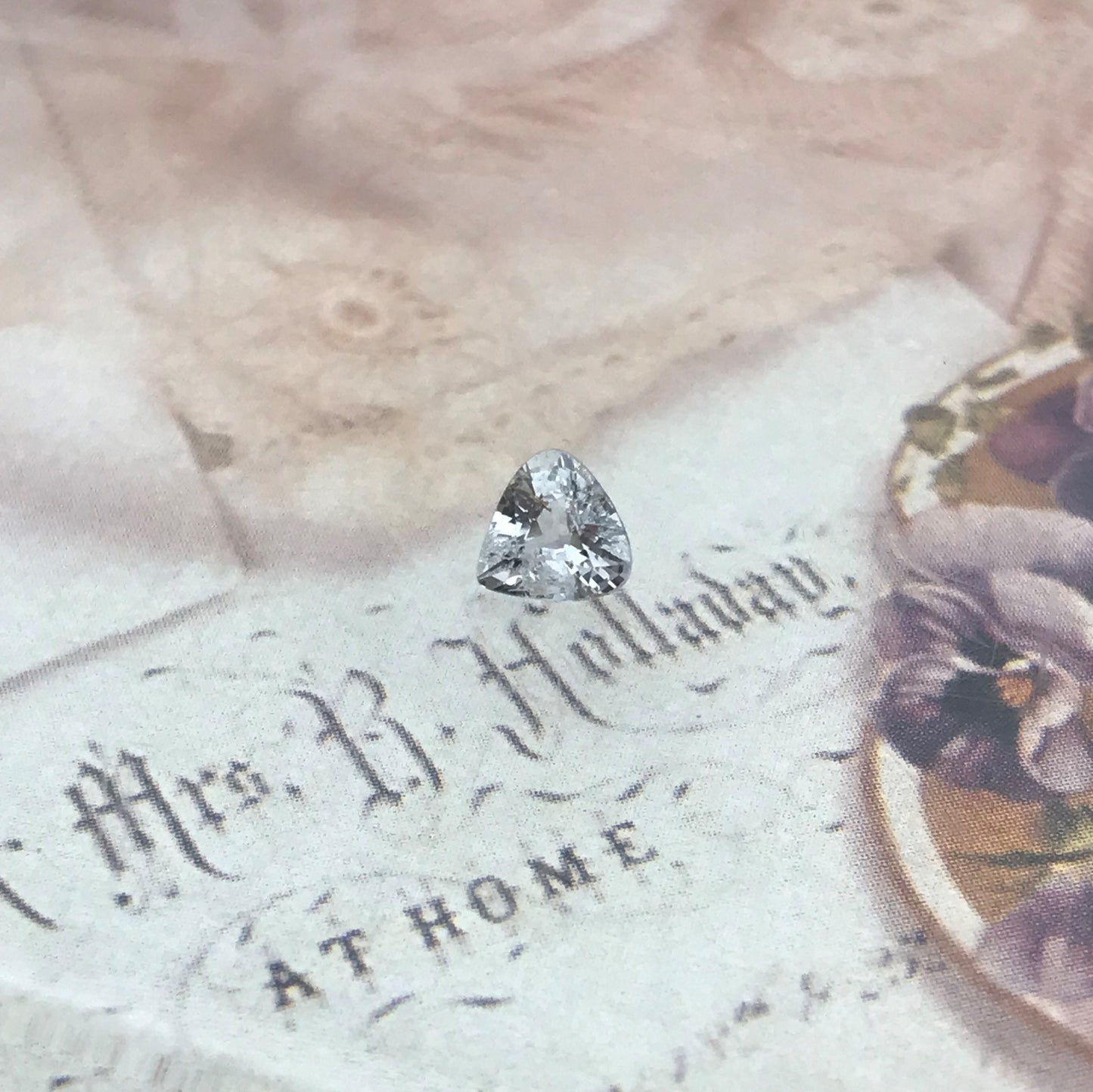 Natural Light Color Sapphire 0.80 carat 5.6 x 5.7 mm Fat Pear Cut, Faceted Loose Gemstone Very Light Unmounted Gem