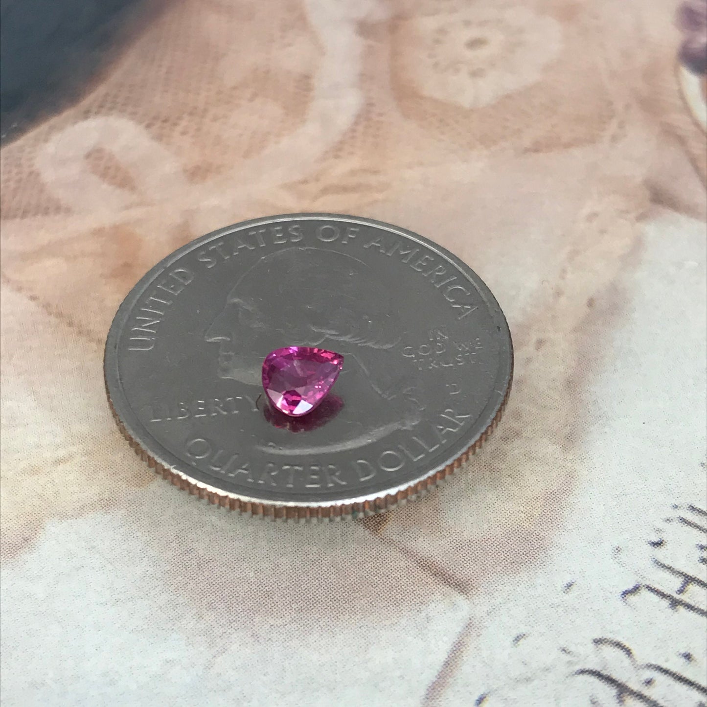 Natural Ruby 5x4mm Pear Cut No Heat Clarity Enhanced Gemstone Loose Faceted Corundum July Birthstone Treated Ruby