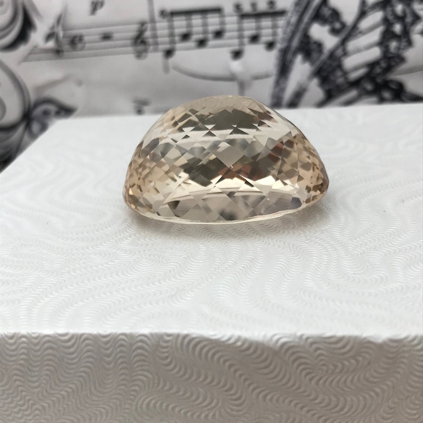 134 carat Natural Peach Topaz 33x26mm Oval Cut Faceted Gemstone Huge Gem Large Stone Loose Unmounted Topaz