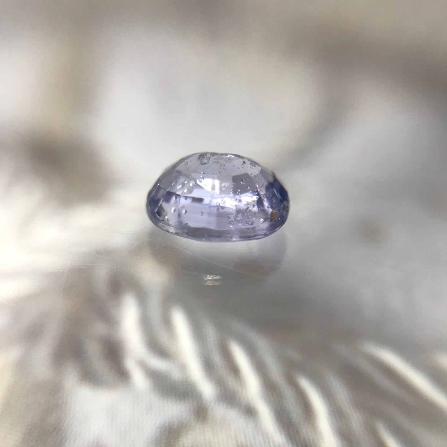 0.83 carat Untreated Natural Bluish Purple Sapphire 6x5mm Oval Cut Loose Faceted Stone
