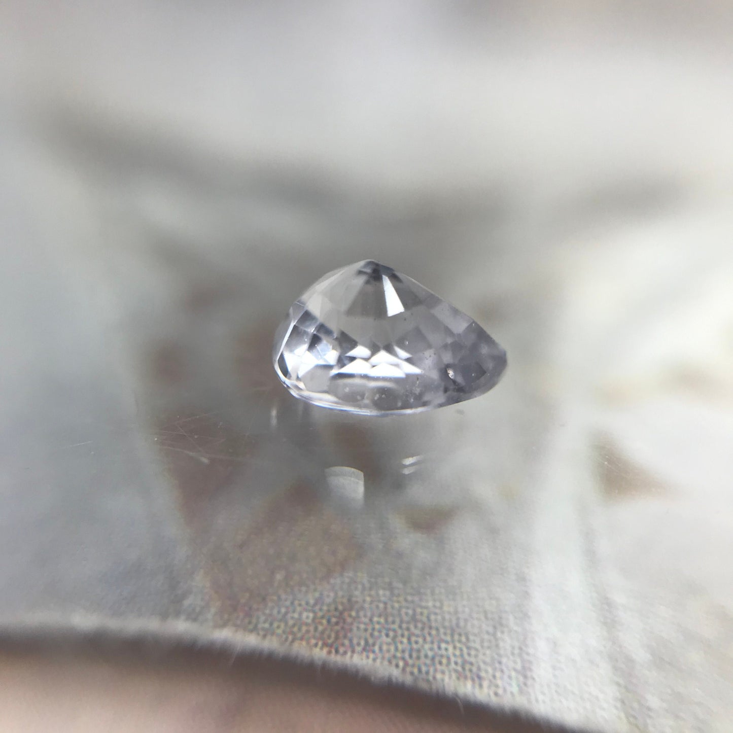 0.71 carat Lavender Natural Sapphire 5.7x4.5 mm Pear Cut, Faceted Loose Gemstone Light Purple Unmounted Gem