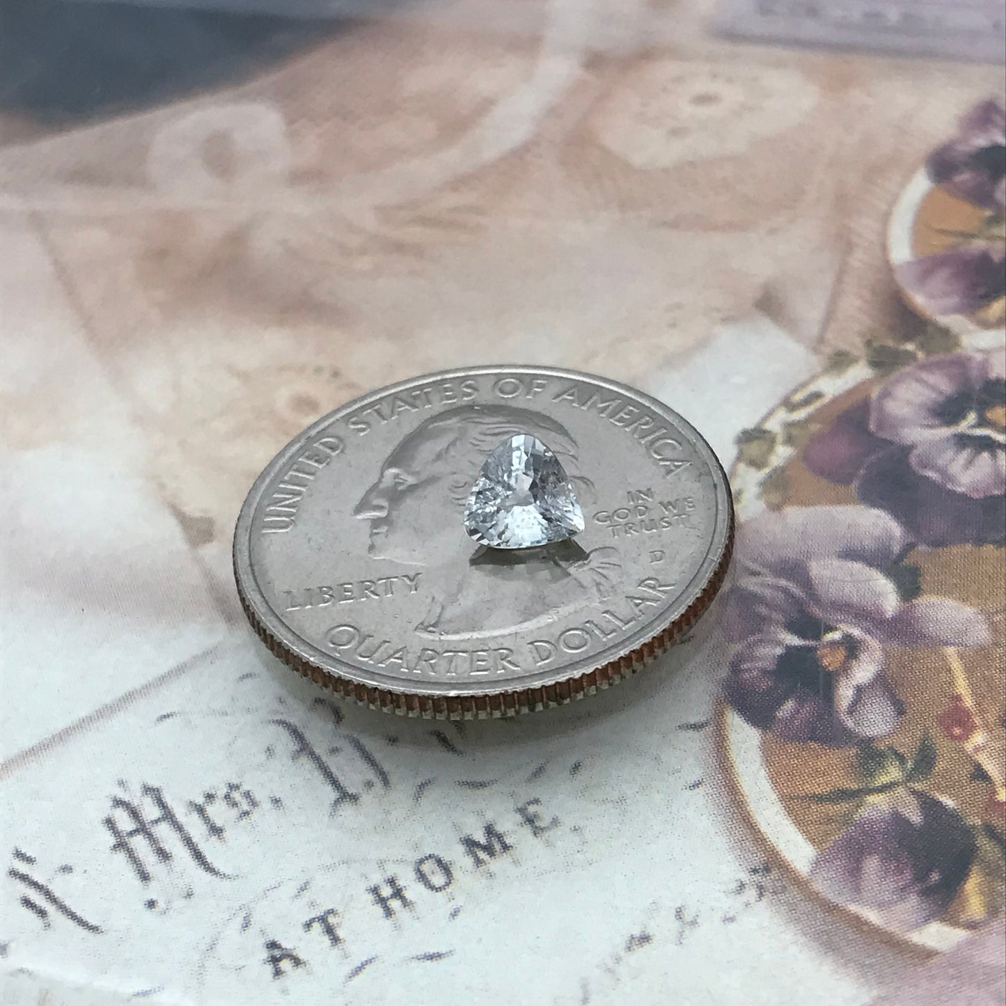 Natural Light Color Sapphire 0.80 carat 5.6 x 5.7 mm Fat Pear Cut, Faceted Loose Gemstone Very Light Unmounted Gem