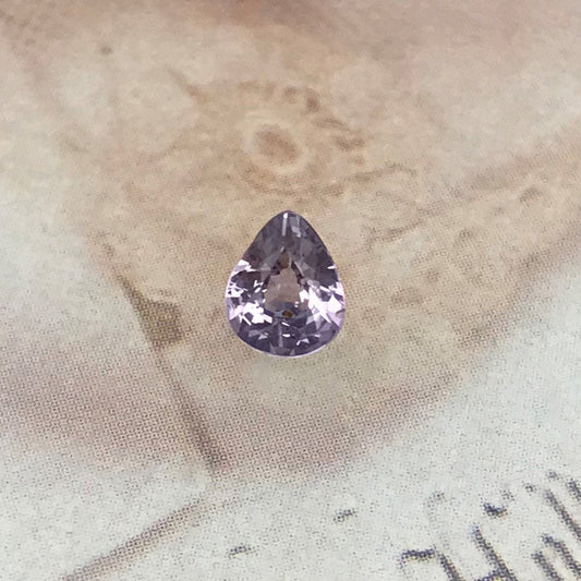0.61 carat Natural Purple Sapphire 5.8x4.7 mm Pear Cut, Faceted Loose Gemstone Purple Violet Unmounted Gem