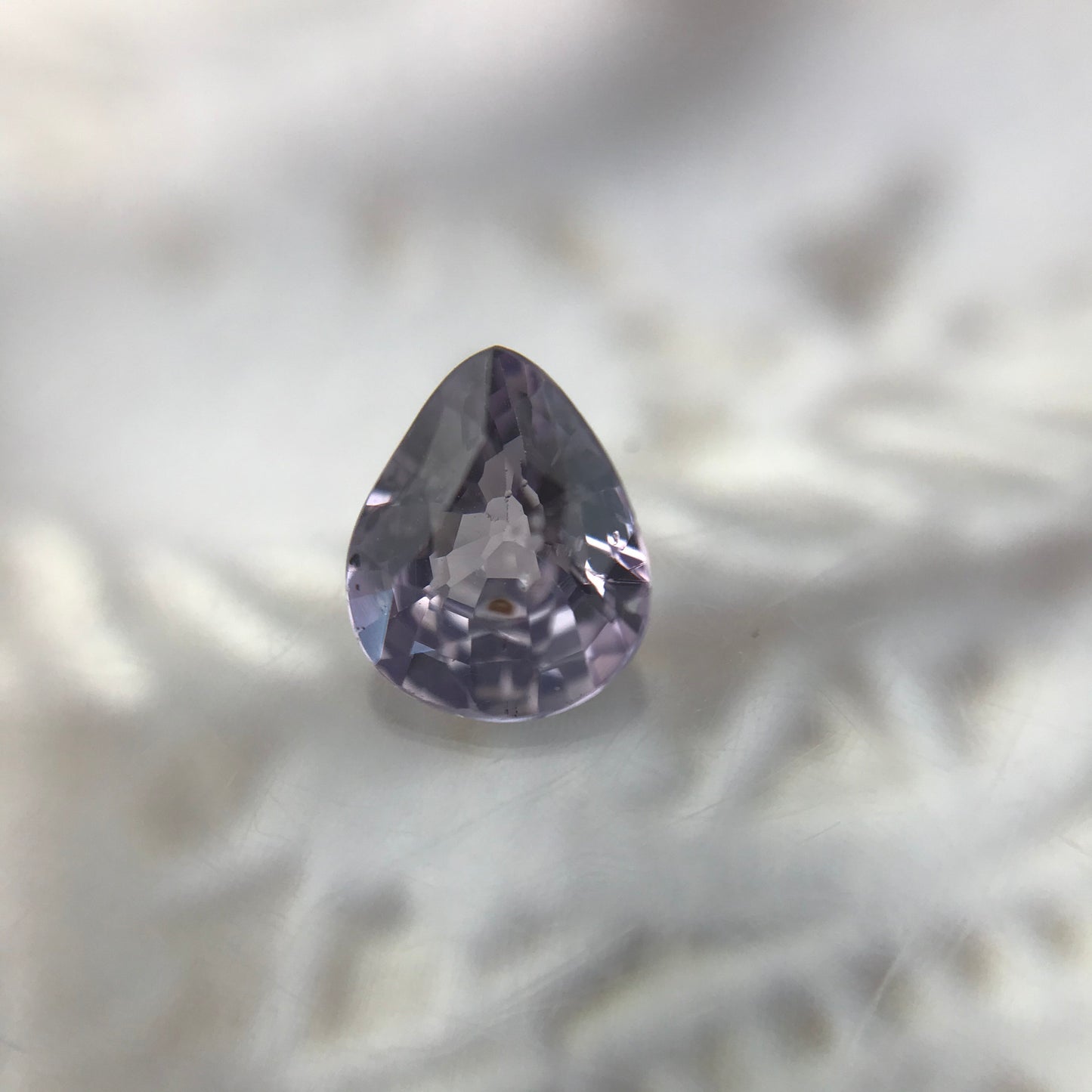0.61 carat Natural Purple Sapphire 5.8x4.7 mm Pear Cut, Faceted Loose Gemstone Purple Violet Unmounted Gem