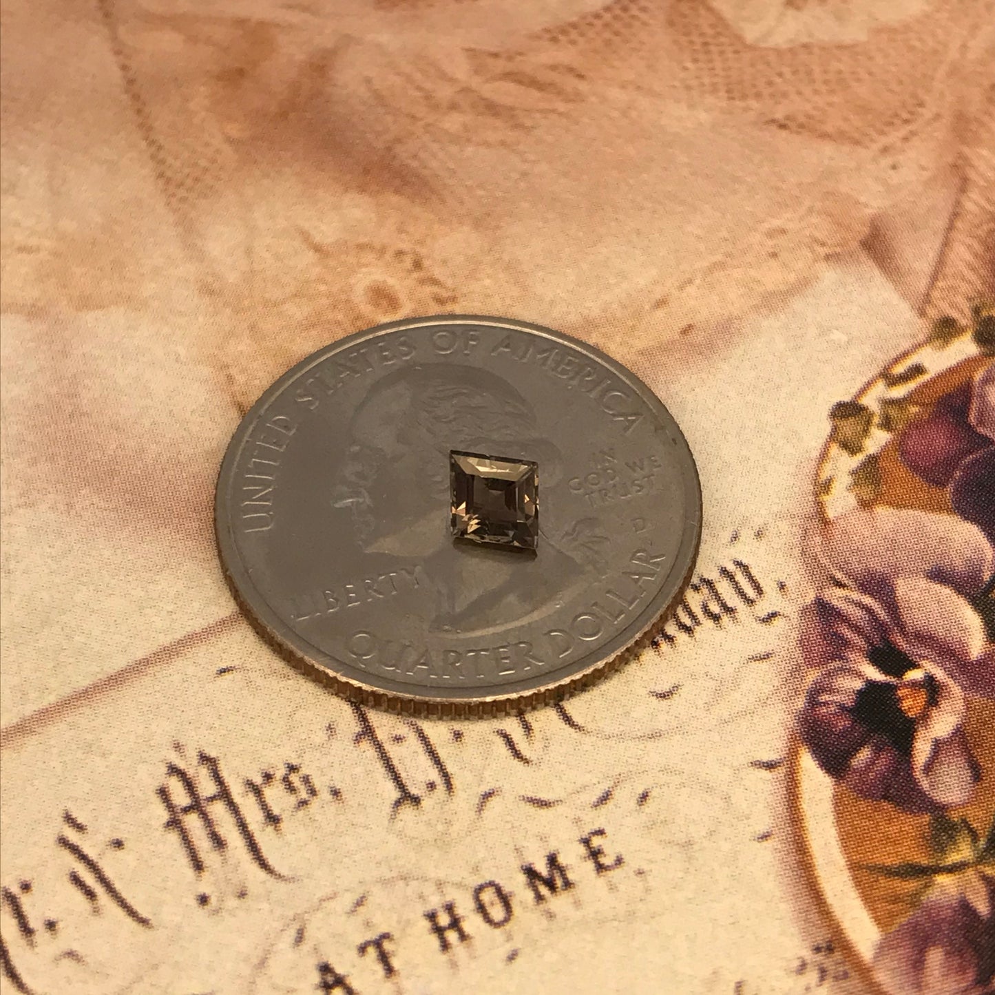 Natural Sapphire 6.3x5.5mm 0.61 Carat - Green to Purple Color Change Gemstone - Lozenege Cut  Corundum Gem Faceted Loose Unmounted