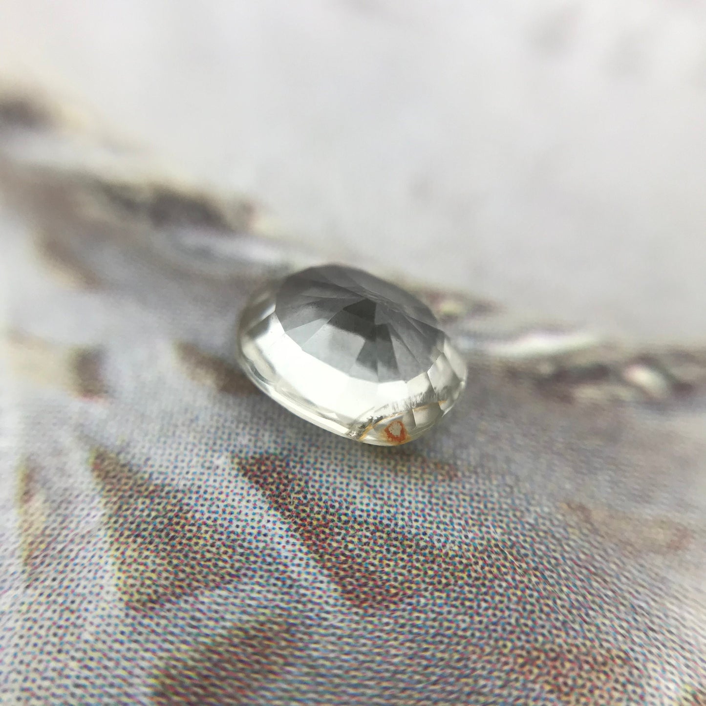 Natural Light Yellow Sapphire 0.82 cts 6x4.7mm Oval Corundum Gem Faceted Loose Likely 6x5mm