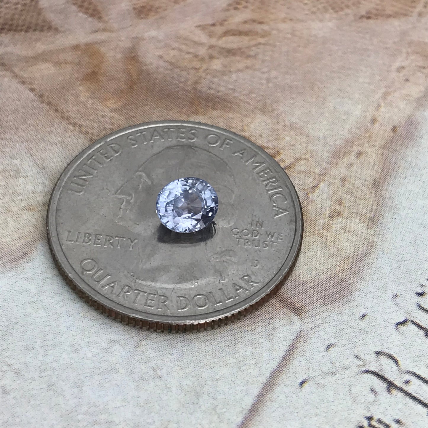 Natural Ice Blue Sapphire 5.8x5mm Oval 0.94 Carat Loose Faceted Corundum Unmounted Gemstone Earth Mined Gem Light Purplish Blue Sapphire