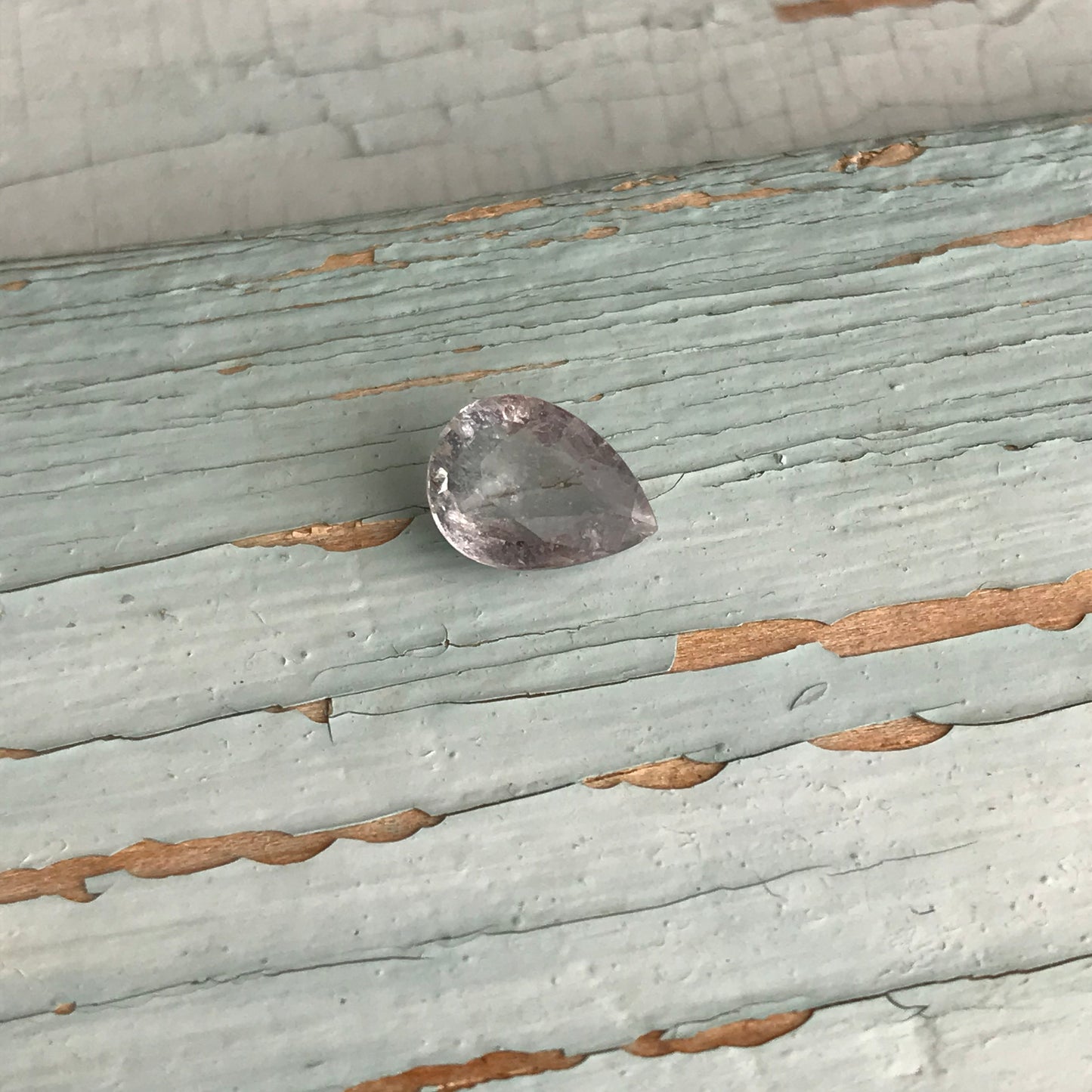 Natural 2 carat Purple Sapphire 8.8 x 6.5mm Pear Cut Loose Gemstone Unmounted Gem Genuine Earth Mined Stone