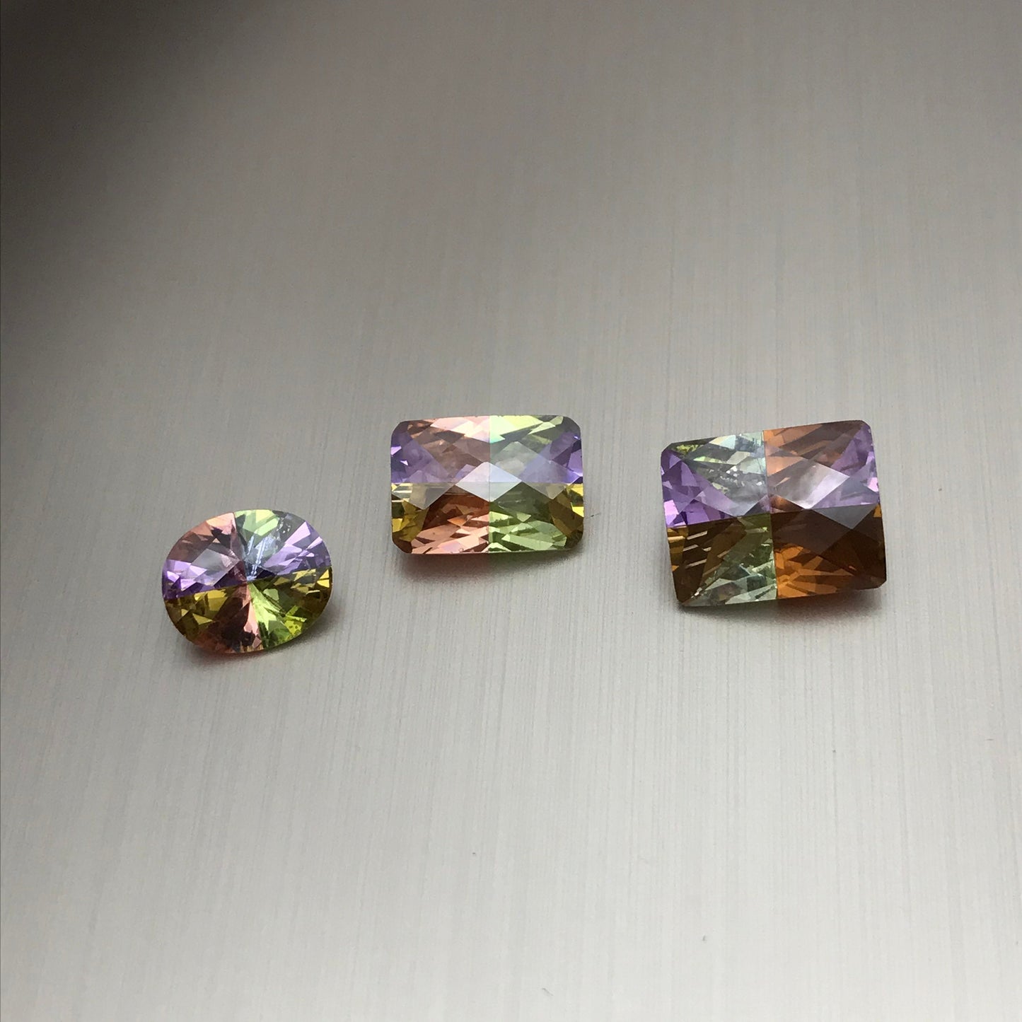 Pick One Loose Cubic Zirconia CZ Pink Purple Yellow Orange12x10mm,14x10, 15x12 Large Loose Colorful Inexpensive Gem, Multi Color Gem