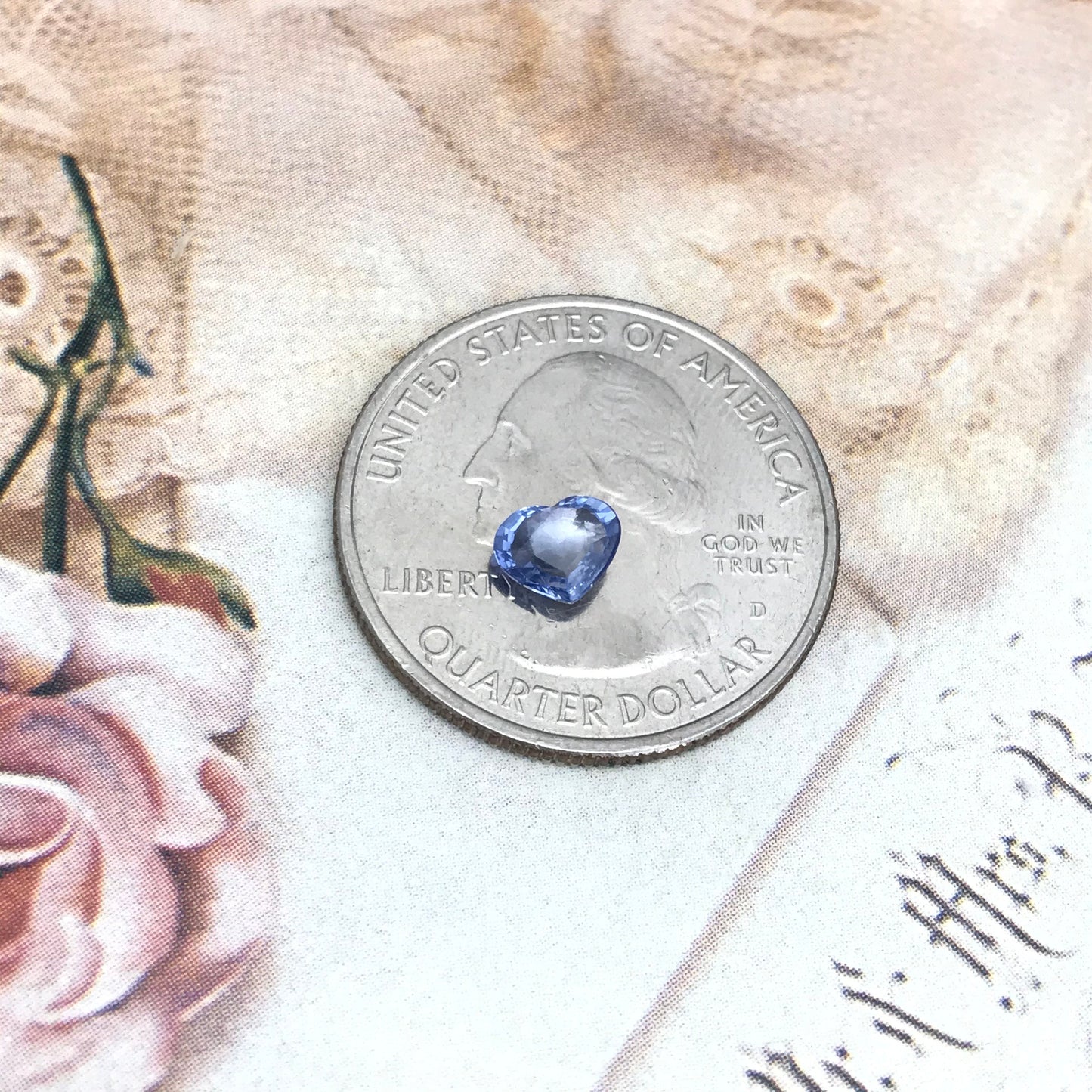 Natural Blue Sapphire 6x5mm 0.65 Carats Heart Cut Corundum Light Blue Gem Faceted Loose Unmounted Gemstone