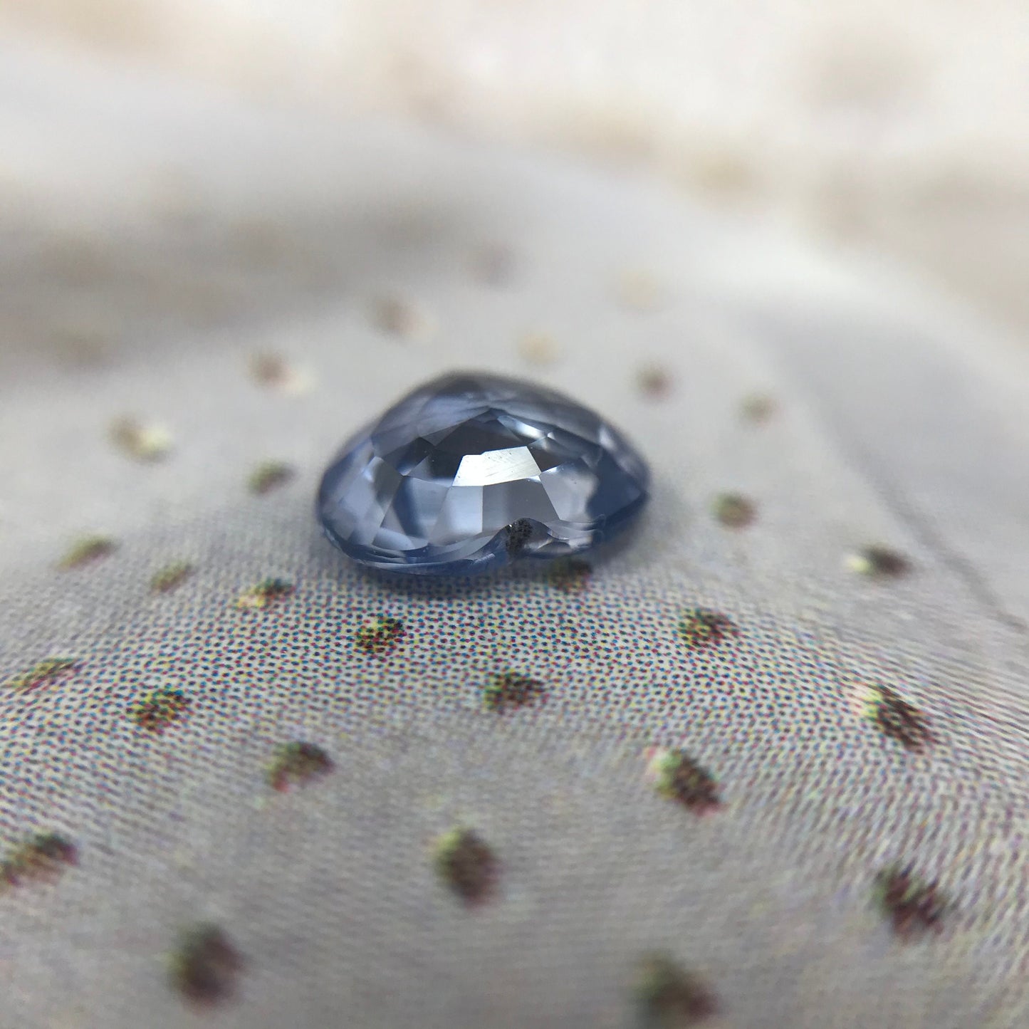 Natural Blue Sapphire 6x5mm 0.65 Carats Heart Cut Corundum Light Blue Gem Faceted Loose Unmounted Gemstone