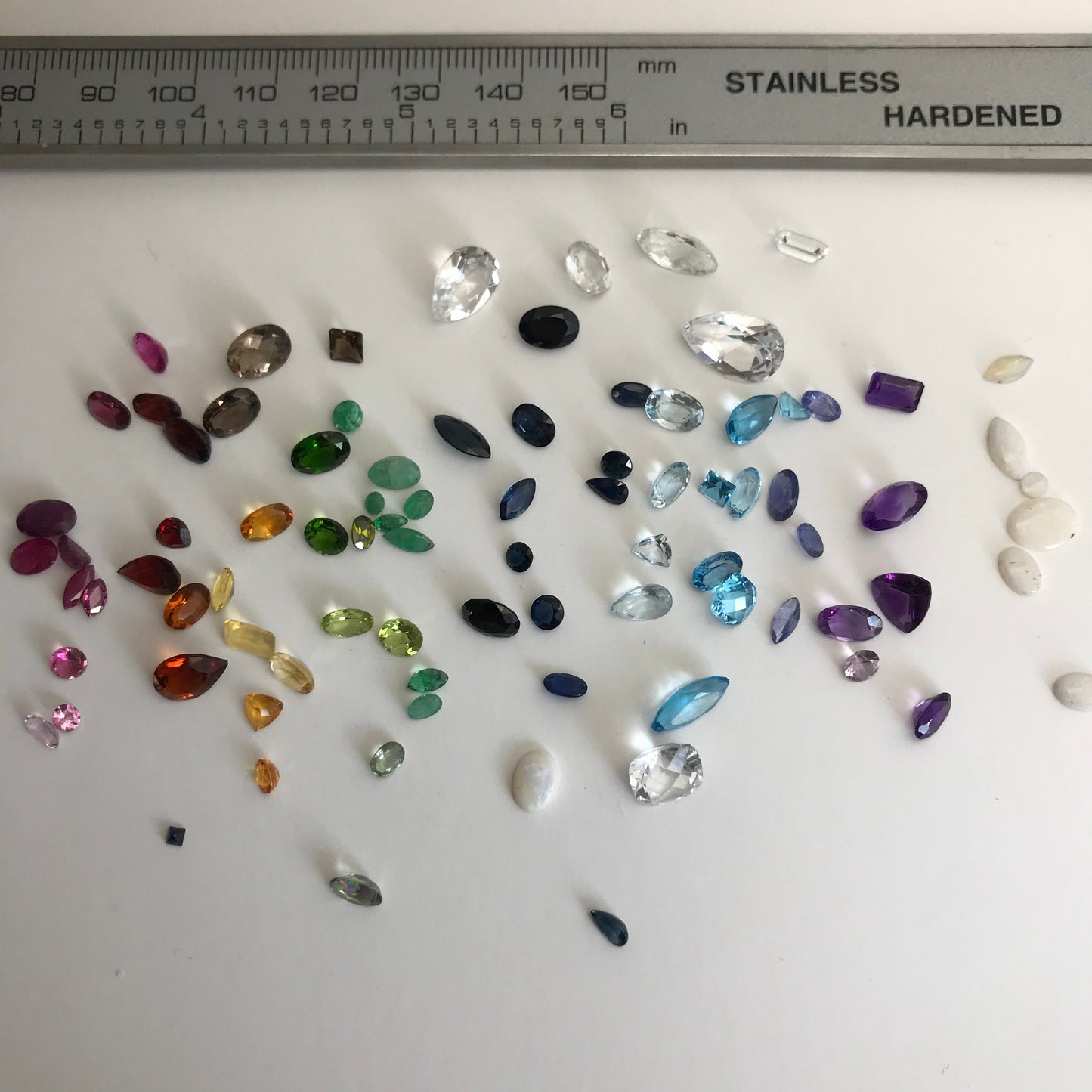 One-Surprise Gemstone! Loose Faceted Precious and Semiprecious Gem, Between 3x4mm-12x8mm, Topaz, Citrine, Amethyst, Ruby, Sapphire, Emerald,