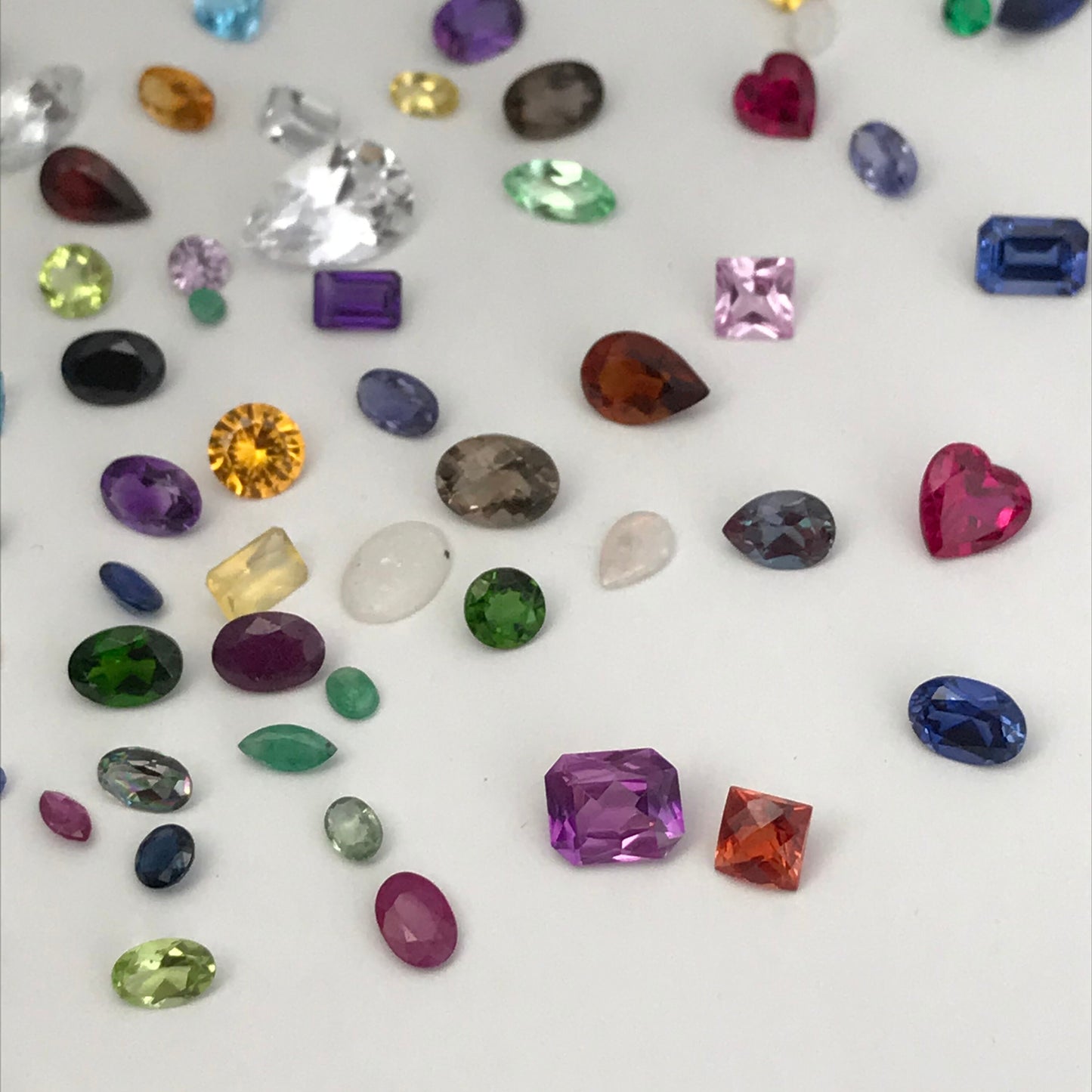 One-Surprise Gemstone! Loose Faceted Precious and Semiprecious Gem, Between 3x4mm-12x8mm, Topaz, Citrine, Amethyst, Ruby, Sapphire, Emerald,