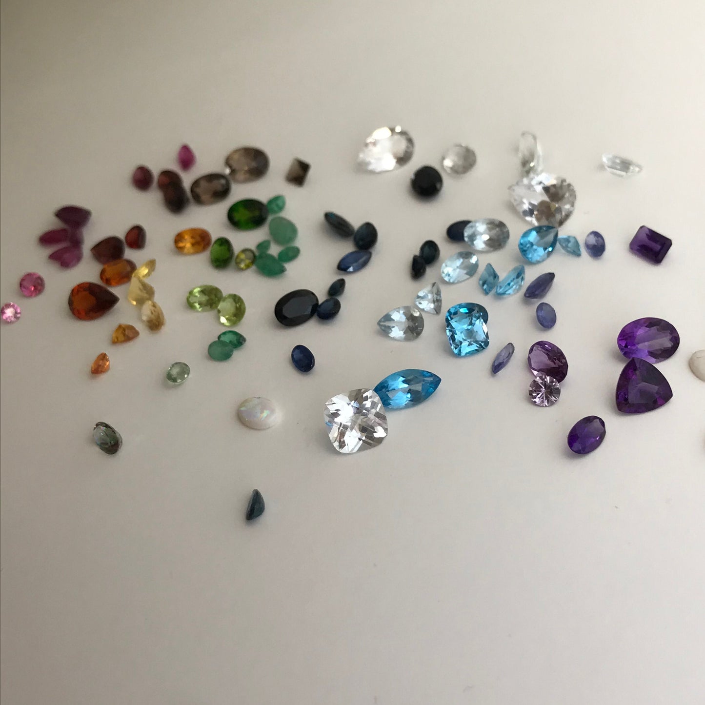 One-Surprise Gemstone! Loose Faceted Precious and Semiprecious Gem, Between 3x4mm-12x8mm, Topaz, Citrine, Amethyst, Ruby, Sapphire, Emerald,