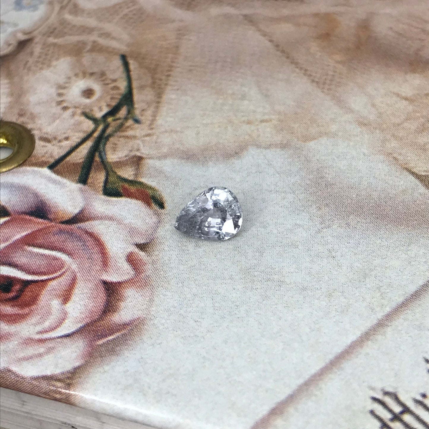 Natural Purple Sapphire 0.95 carat 6.6 x 5 mm Pear Cut, Faceted Loose Gemstone Light Purple Unmounted Gem