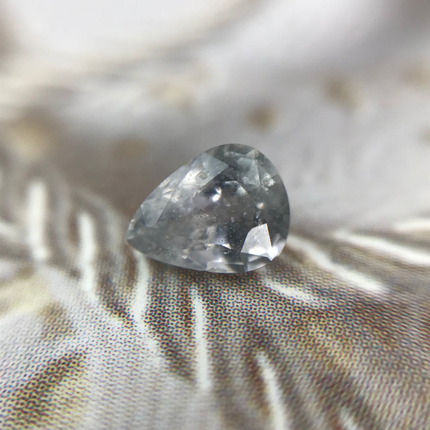 Natural Purple Sapphire 0.95 carat 6.6 x 5 mm Pear Cut, Faceted Loose Gemstone Light Purple Unmounted Gem