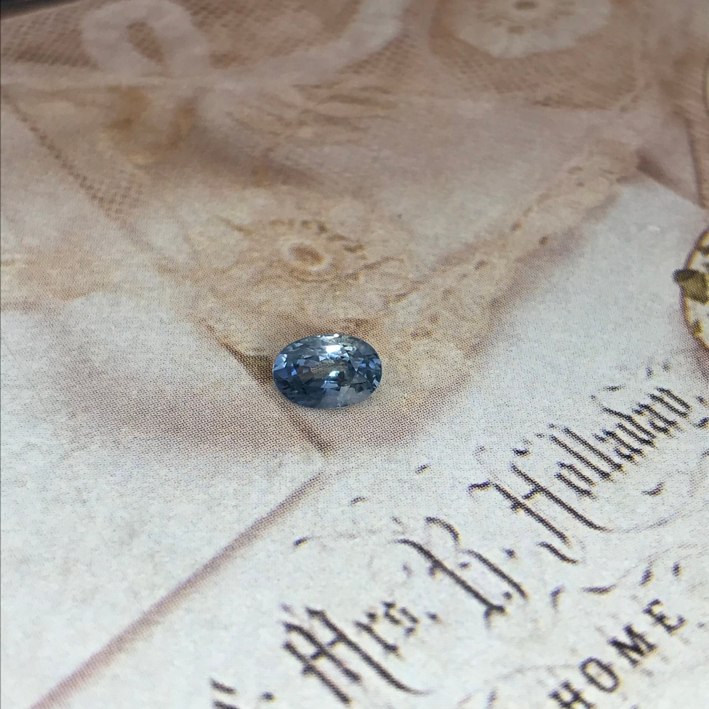 Natural Blue Sapphire 6.5 x 4.4mm 0.92 Carats Oval Corundum Light Blue Gem Faceted Loose Unmounted Gemstone