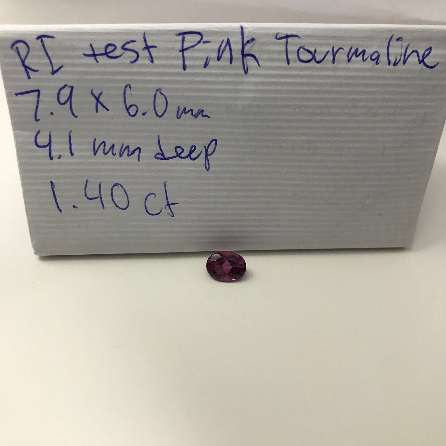 Purplish Pink Tourmaline 1.40 Carat 8.x6mm Pear cut, Loose Natural Gemstone, Reclaimed Gem US Seller - Recycled Tourmaline