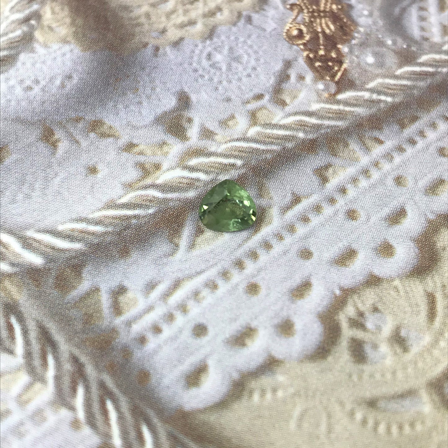 0.49 carat Natural Sapphire 5x4.5mm Fat Pear Cut Bluish Green Corundum Faceted Loose Unmounted Gemstone Earth Mined Genuine Stone