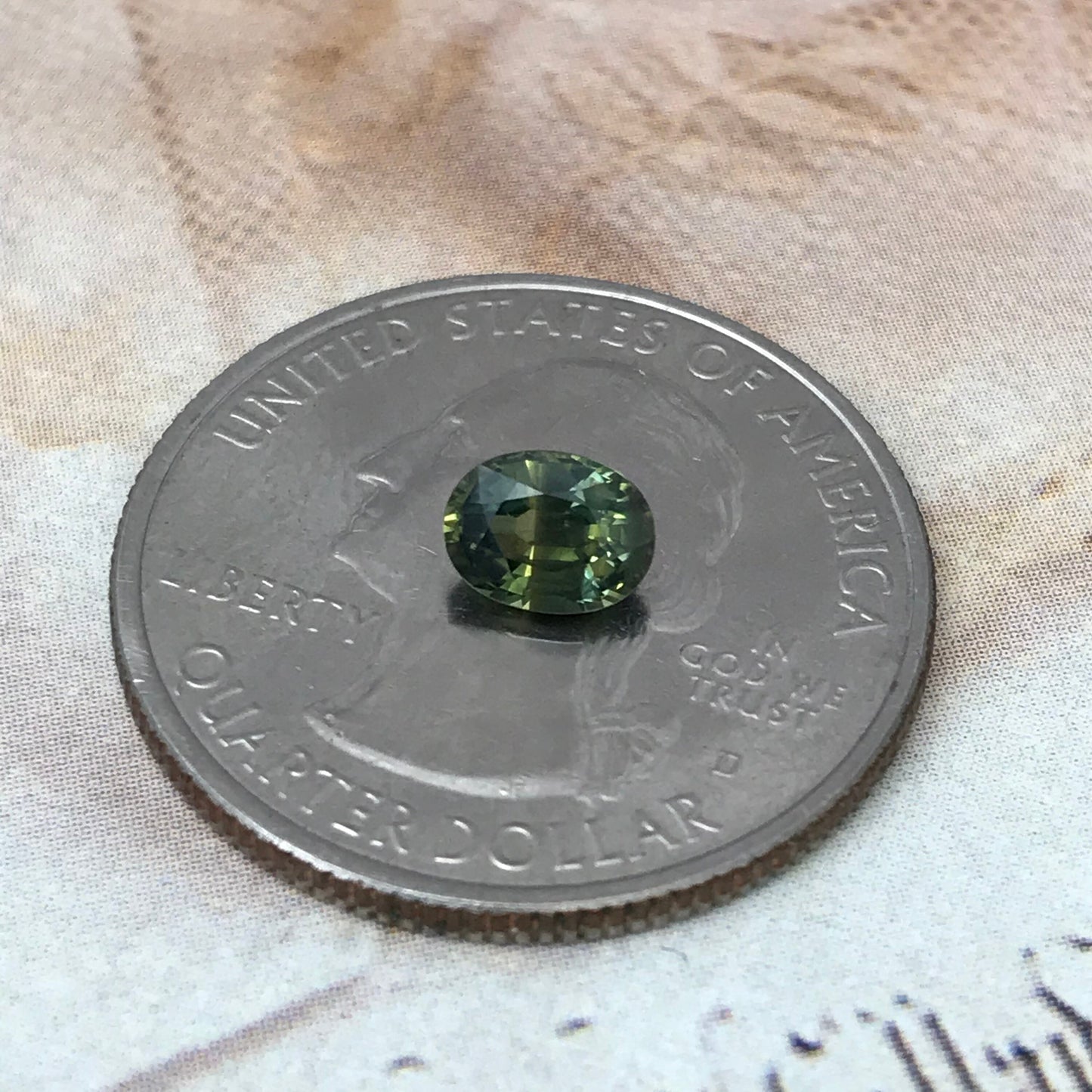 0.87carat Natural Bluish Green Sapphire Oval Cut 6x4.6mm Sapphire Faceted Loose Teal Sapphire Unmounted