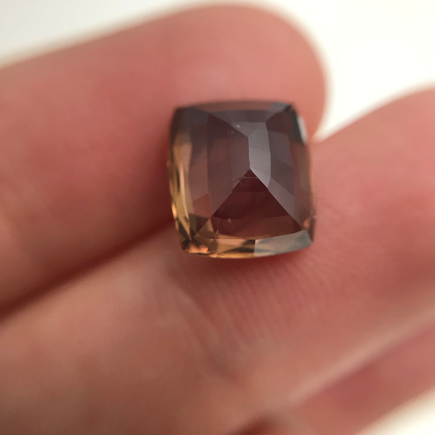 6 ct GIA Certified No Heat Natural Sapphire 10.5x9.2mm Fancy Sapphire Loose Faceted Cushion Cut Gemstone Gem, Tanzania Sapphire