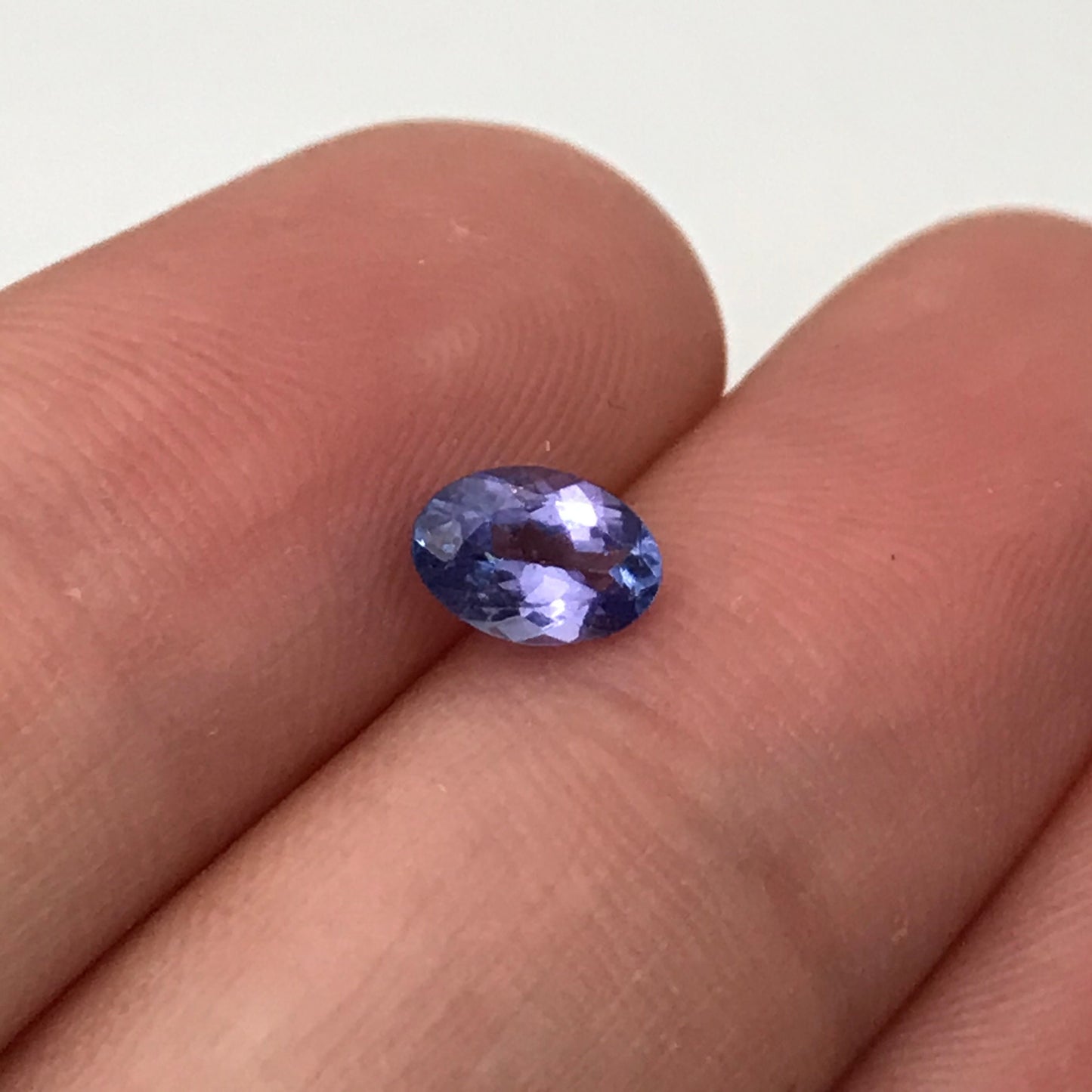 0.54 carat Violet Blue Tanzanite 6.3x4.3 mm Oval Cut, Faceted Loose Gemstone