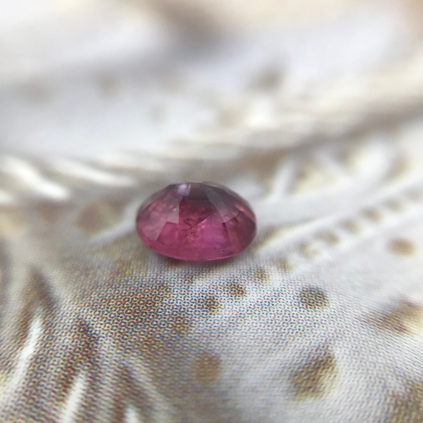 Natural Glass Filled Ruby 0.90 Carat 6x5 mm Oval Cut Gemstone Loose Faceted Corundum July Birthstone Treated Ruby