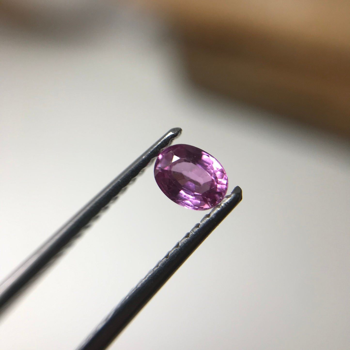 Pink Sapphire 0.33 carat 4.2x3.2mm Oval Cut, Natural Sapphire Heat Only, Faceted Loose Unmounted Gemstone for Jewelry Setting