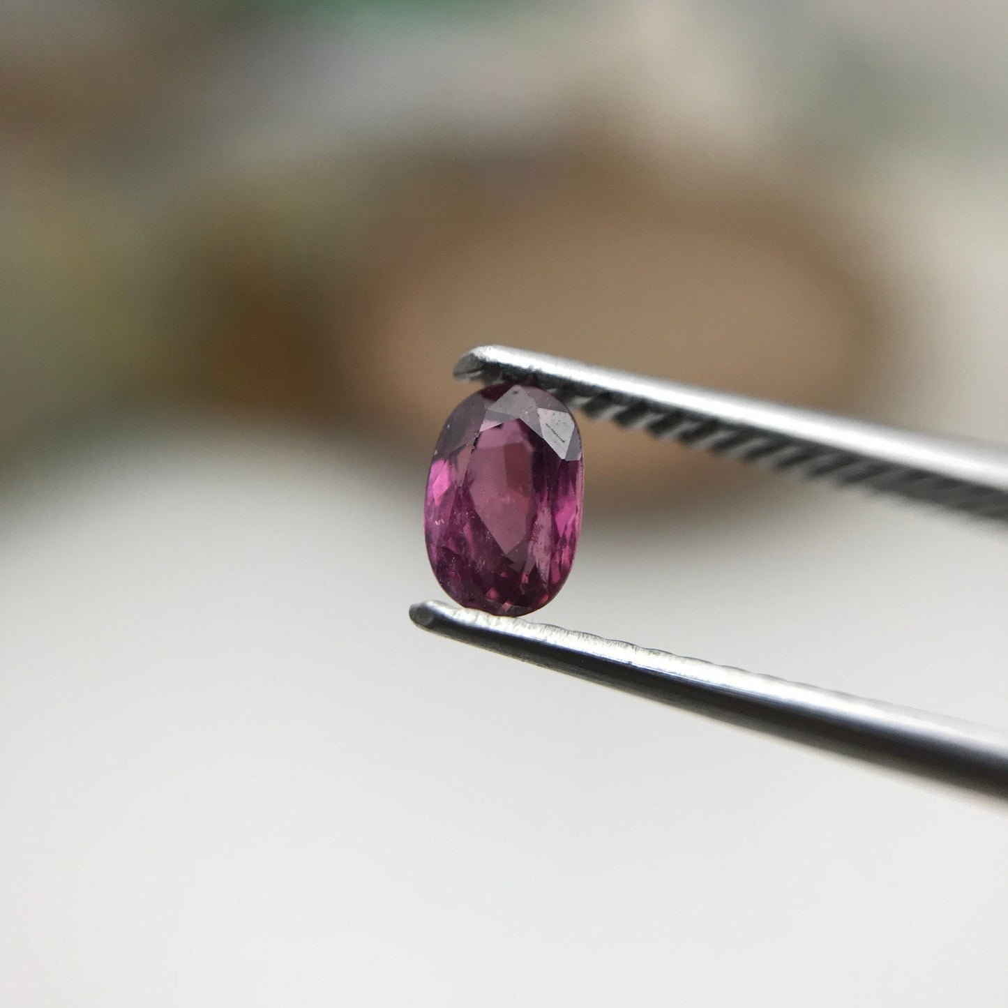 Natural Ruby 0.35 Carat 4.7x3mm Oval Cut, Heated Thai Ruby, Unmounted Faceted Loose Gemstone, July Birthstone