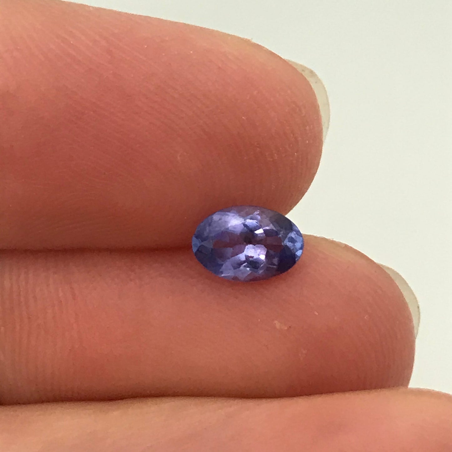 0.54 carat Violet Blue Tanzanite 6.3x4.3 mm Oval Cut, Faceted Loose Gemstone