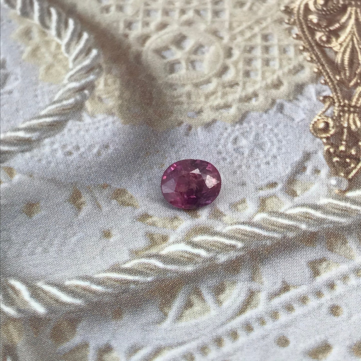 Natural Glass Filled Ruby 0.90 Carat 6x5 mm Oval Cut Gemstone Loose Faceted Corundum July Birthstone Treated Ruby