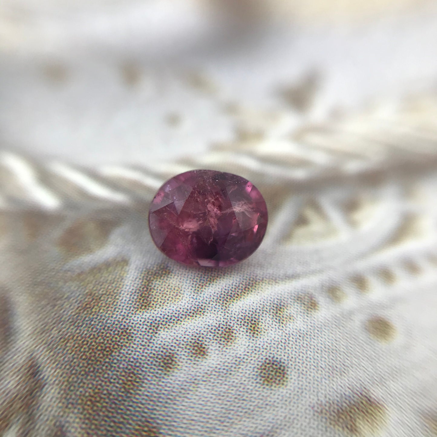 Natural Glass Filled Ruby 0.90 Carat 6x5 mm Oval Cut Gemstone Loose Faceted Corundum July Birthstone Treated Ruby