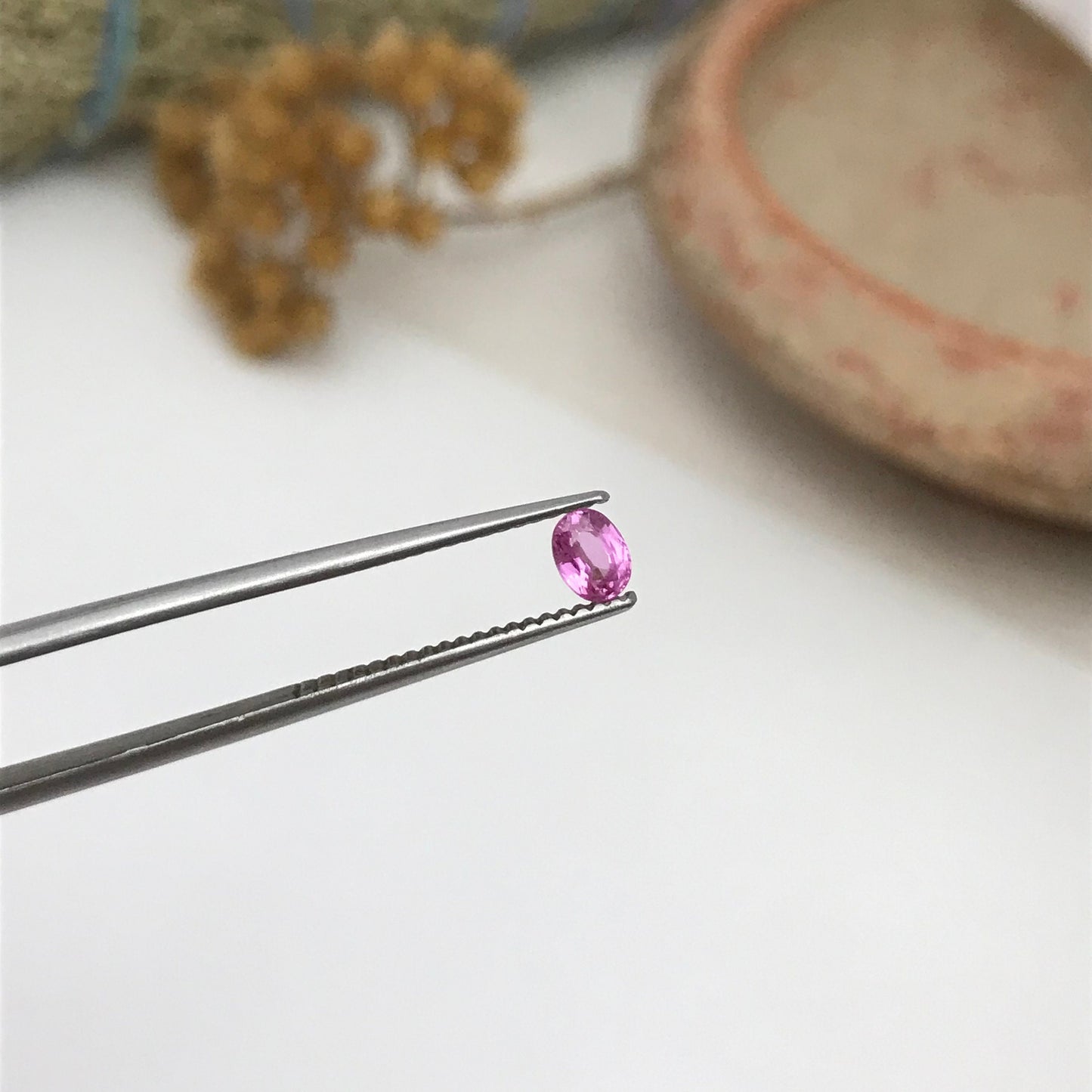 Pink Sapphire 0.33 carat 4.2x3.2mm Oval Cut, Natural Sapphire Heat Only, Faceted Loose Unmounted Gemstone for Jewelry Setting