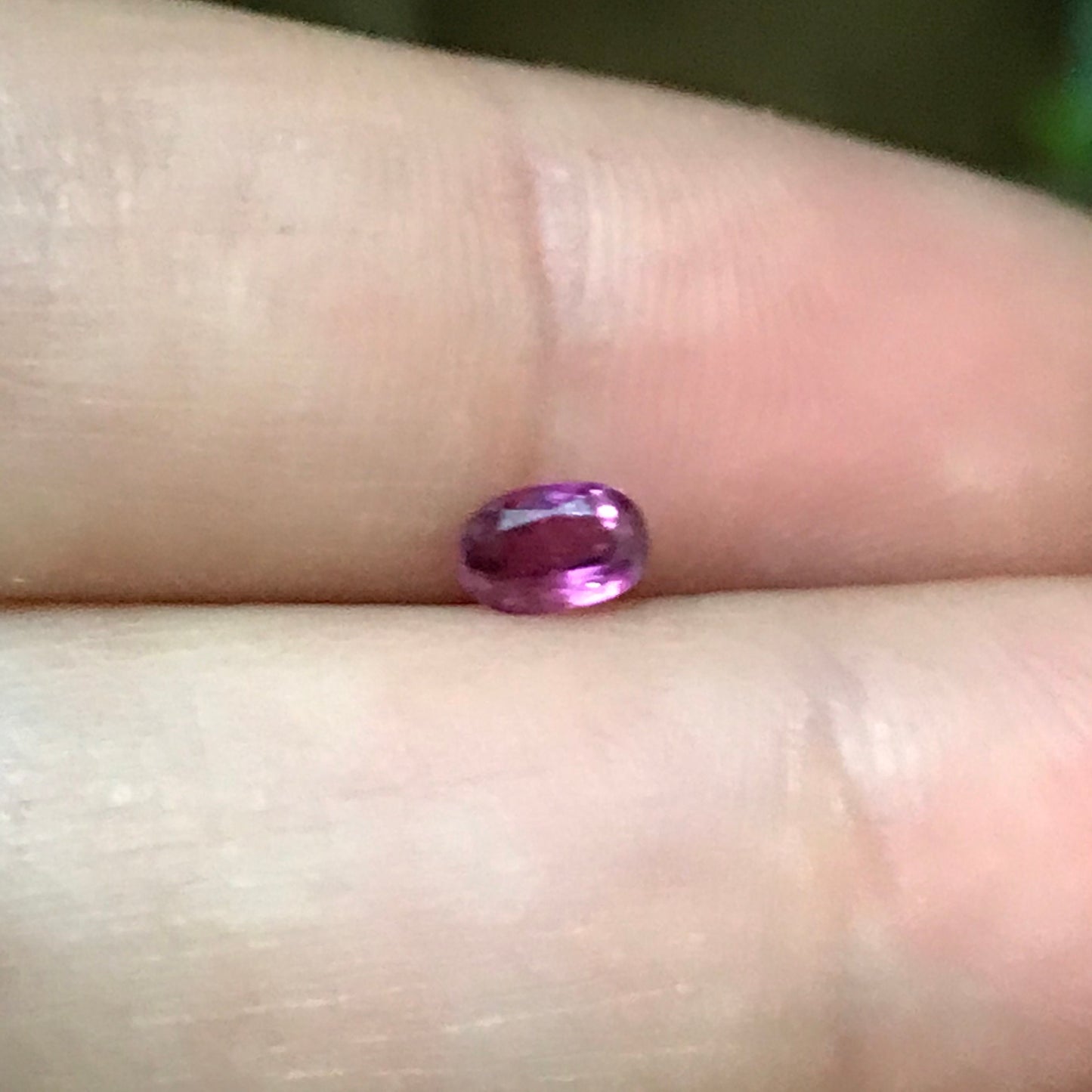 Natural Ruby 0.35 Carat 4.7x3mm Oval Cut, Heated Thai Ruby, Unmounted Faceted Loose Gemstone, July Birthstone