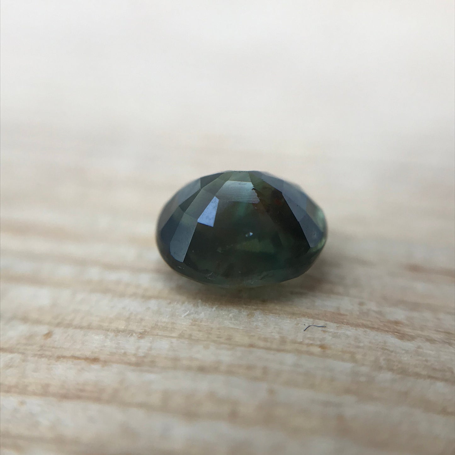 Natural Green Sapphire 5.6x5mm 1 Carat Oval Corundum Faceted Gem Loose Unmounted Green Gemstone