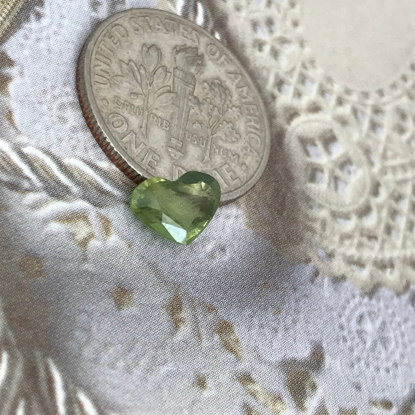 Natural Green Sapphire 5.3x7.1 mm Heart Cut 0.90 Carat Faceted Loose Unmounted Gemstone Genuine Earth Mined Gem