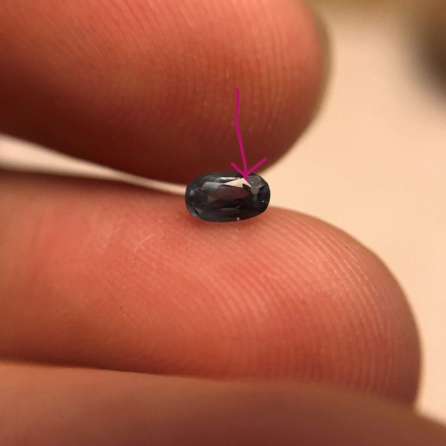 0.25cts Natural Alexandrite Chrysoberyl 4.3x2.5mm Blue Green Purple Loose Gemstone Faceted Gem Rare, Color Change Oval