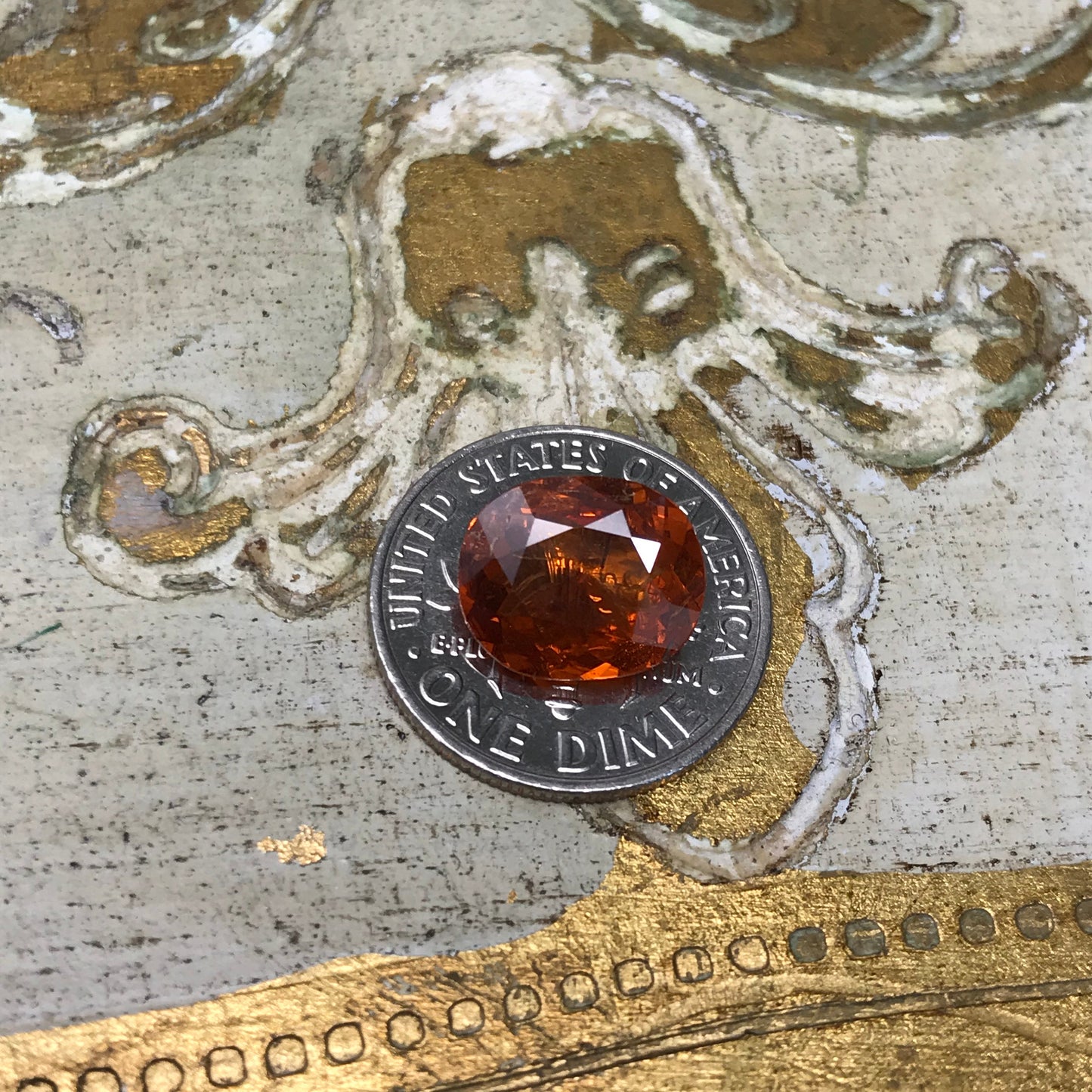 Natural Mandarin Spessartite Garnet 3.20 carat 10.4x8.6mm Faceted Oval Gemstone Unmounted Loose Gem Orange Garnet Genuine Earth Mined Stone
