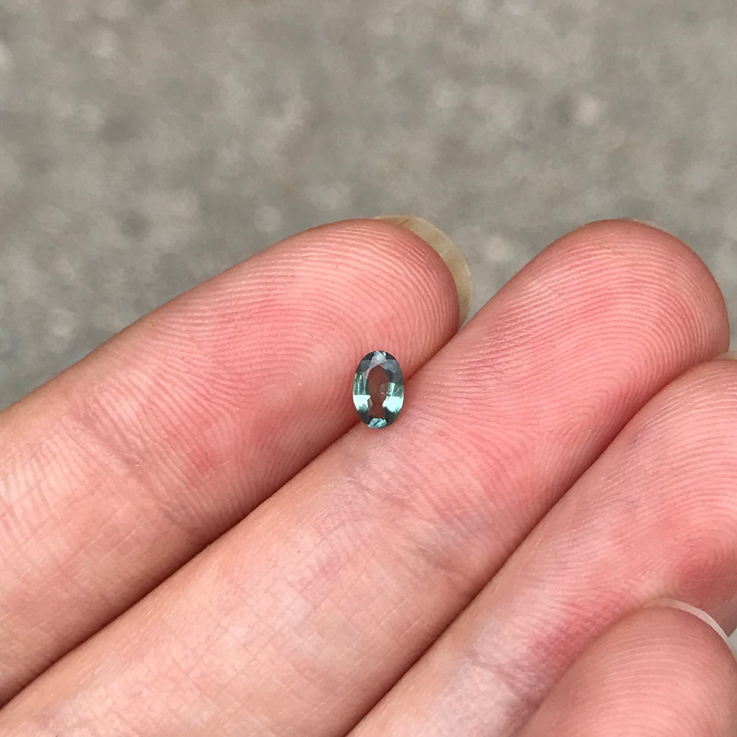 0.27cts Natural Alexandrite Chrysoberyl 5x3mm Blue Green Purple Loose Real Gemstone Faceted Gem Rare Carat Color Change Oval