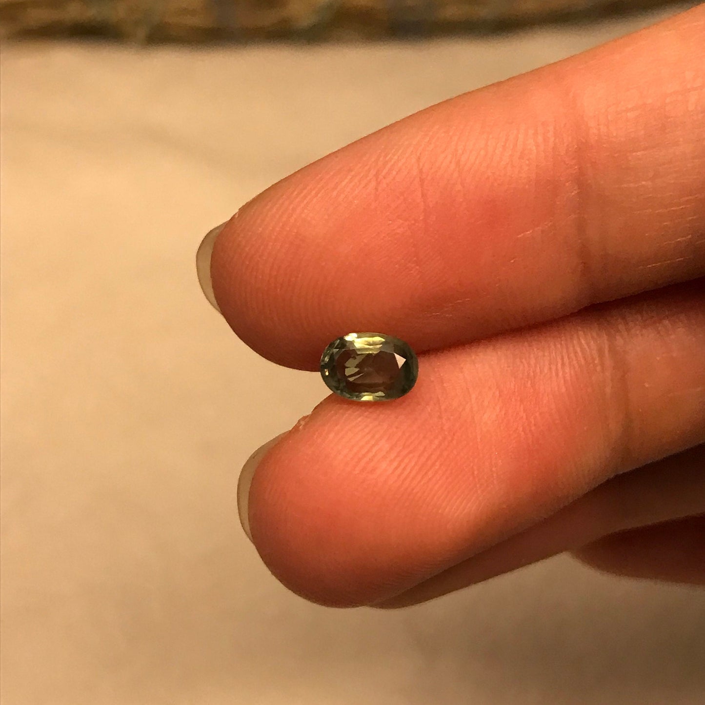 0.79 Carat Natural Alexandrite Chrysoberyl 6.1x4.3mm Loose Real Gemstone Faceted Gem Rare Color Change