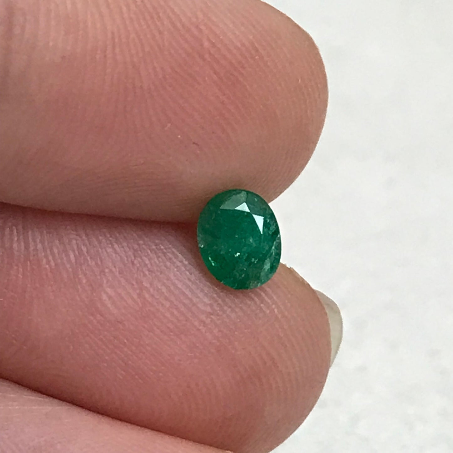 0.50 ct Natural Emerald 5.5x4.5mm Oval Cut Faceted Gem Precious Gemstone Loose Recycled Gemstone