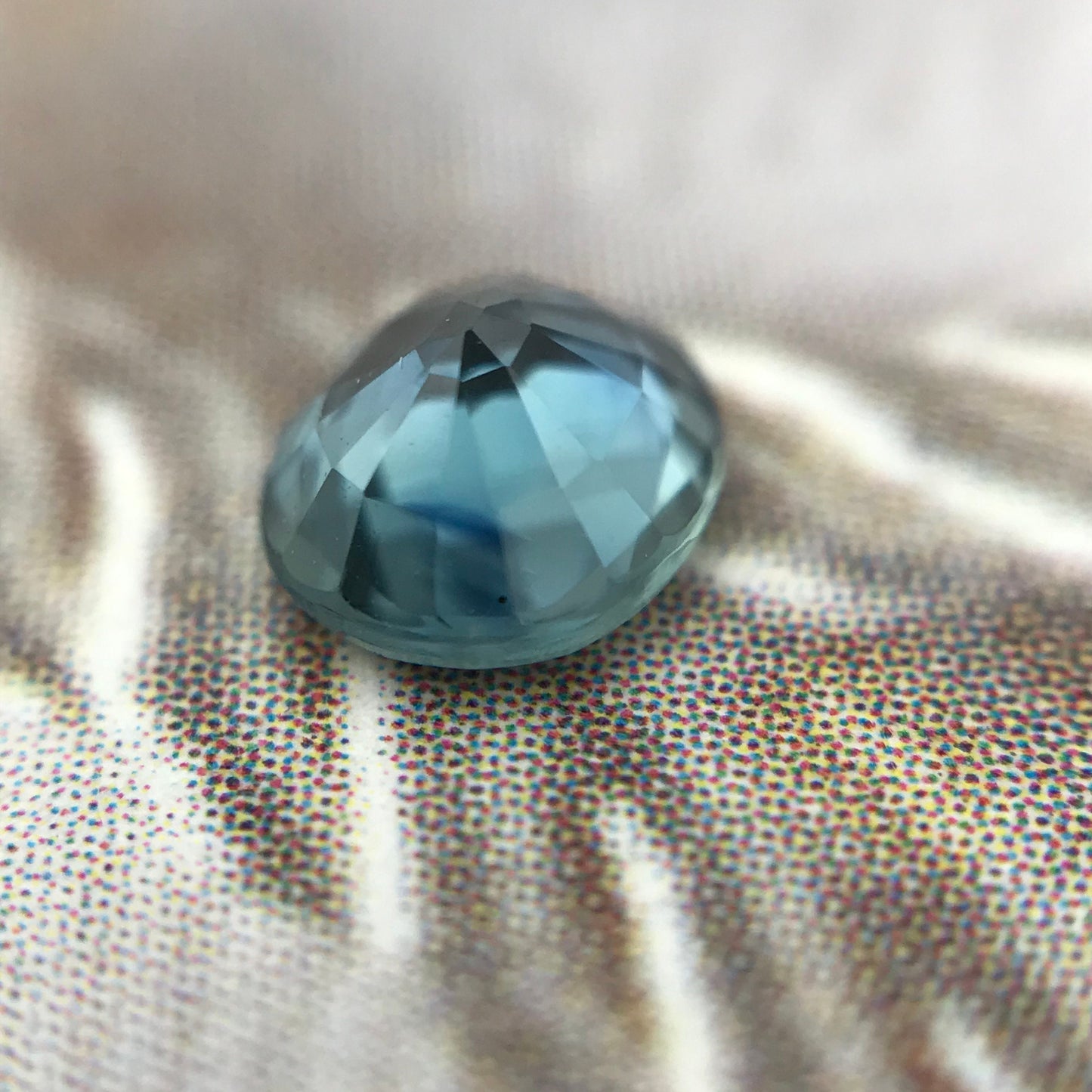 Natural Blue Sapphire 4.6x4mm 0.44 Carats Oval Cut Corundum, Unmounted Gem Faceted Loose Gemstone, US seller